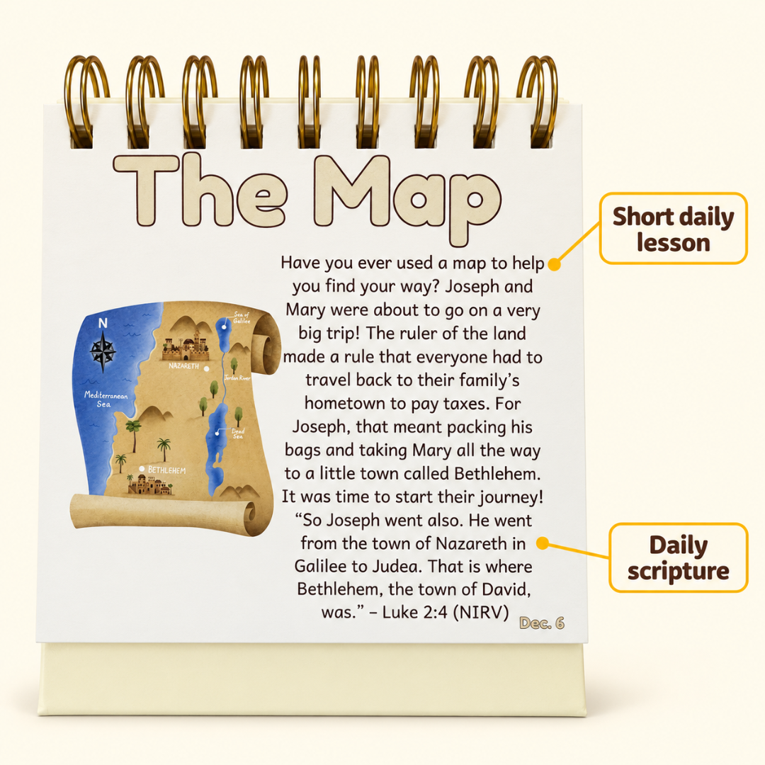The Wooden Nativity Story Advent Calendar